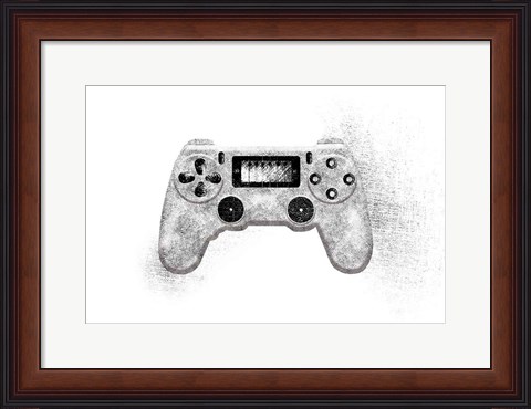 Framed Garage Gaming Print