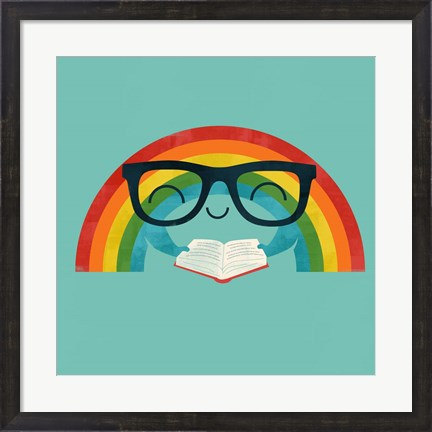 Framed Brainbow Print