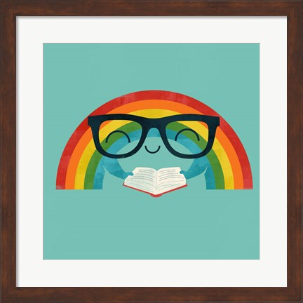 Framed Brainbow Print