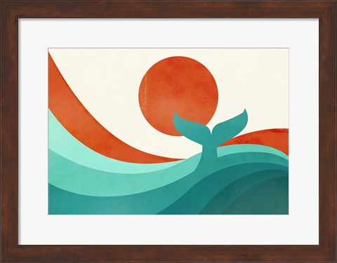 Framed Wave (Day) Print