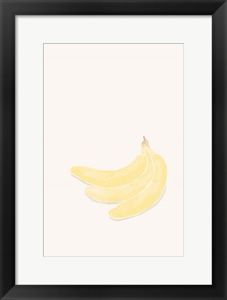 Framed Tropical Banana Print