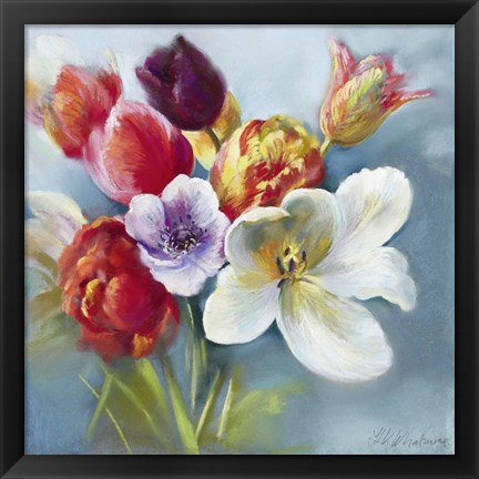 Framed Tulips Picked for You I Print