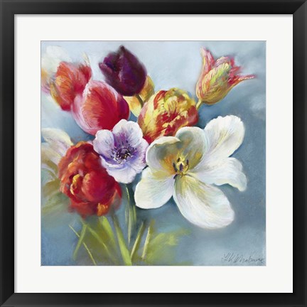 Framed Tulips Picked for You I Print