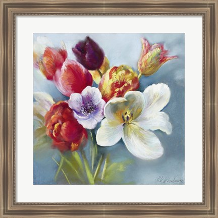 Framed Tulips Picked for You I Print