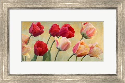 Framed Golden Tulips Print