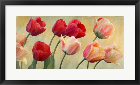 Framed Golden Tulips Print