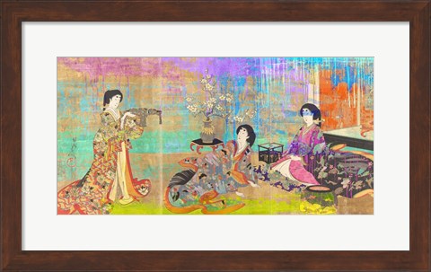 Framed Hommage to Chikanobu Print