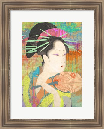 Framed Hommage to Chokosai Print