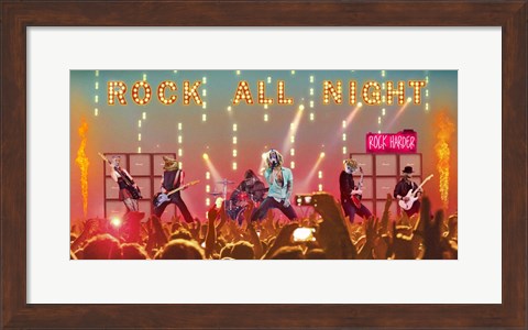 Framed Rock is Alive! Print