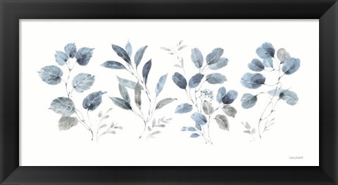 Framed Dancing Leaves II Print