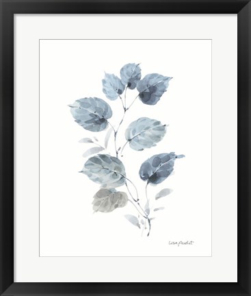 Framed Dancing Leaves V Print