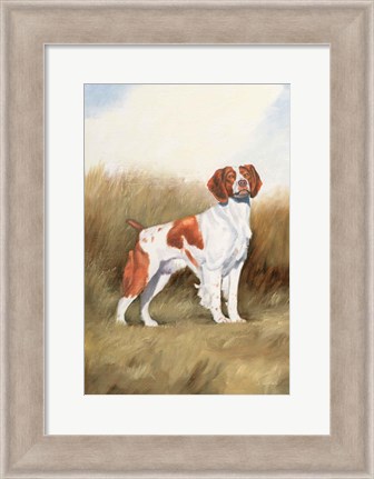 Framed Hunting Dog I Print