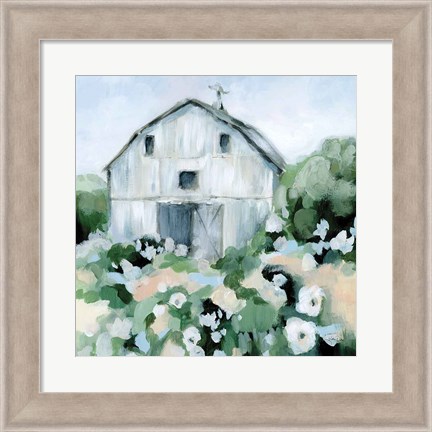 Framed Summer Barn Print