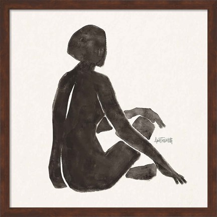 Framed Neutral Nudes III Print