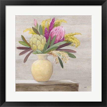 Framed Protea Still Life II Print