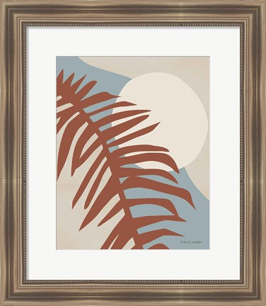 Framed Traveler Palm Light Print