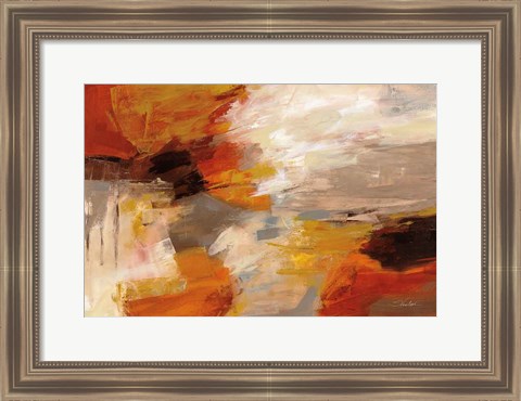 Framed Falling Leaves Print