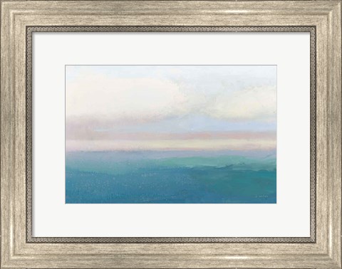 Framed Blue View Print