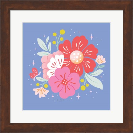 Framed Floral Bouquet I Print