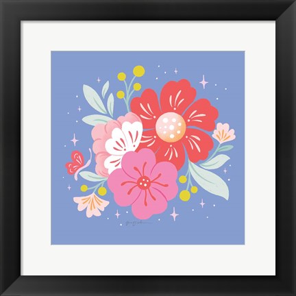 Framed Floral Bouquet I Print