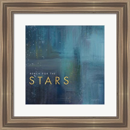 Framed Stars Gold Print