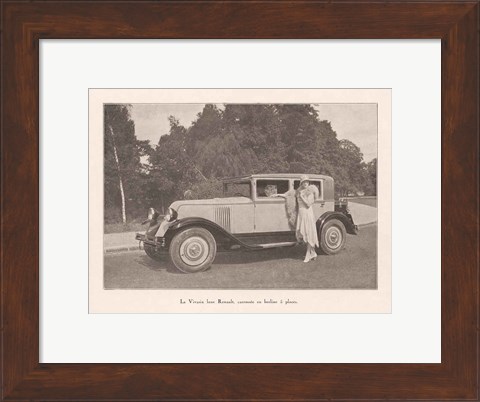 Framed French Country Drive IV Print