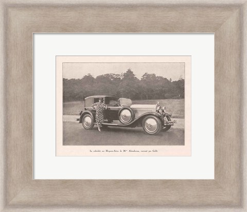 Framed French Country Drive III Print