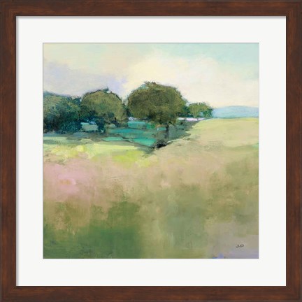 Framed Scenic Meadow Light Print