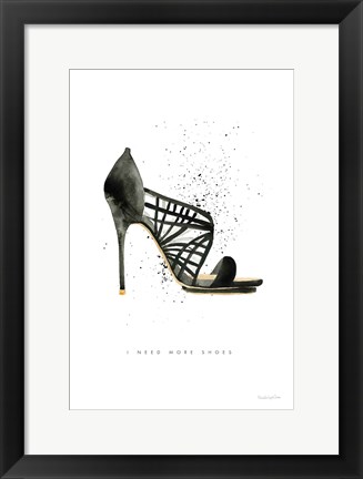 Framed Stiletto Style I Print