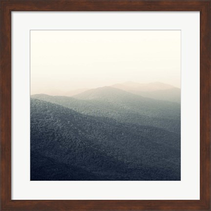 Framed Sunrise, Smoky Mountains Print