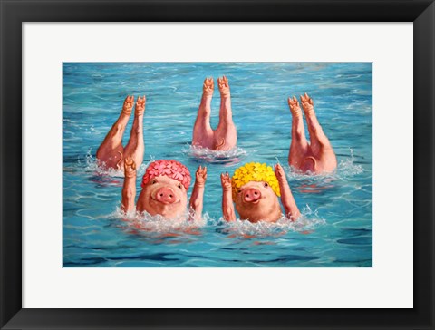 Framed Water Ballet Print