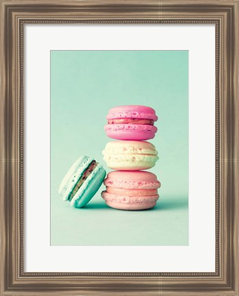 Framed French Macarons Print