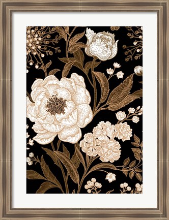 Framed Golden Rose Print