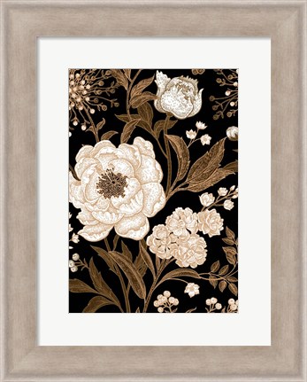 Framed Golden Rose Print