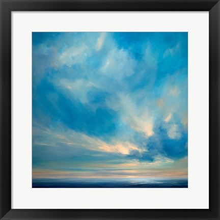 Framed Ocean Blues Print