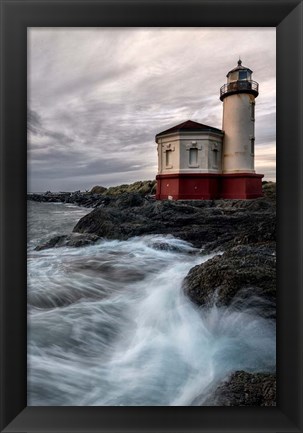 Framed Lighthouse Panel Print