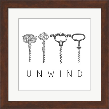 Framed Unwind Print