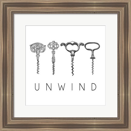 Framed Unwind Print