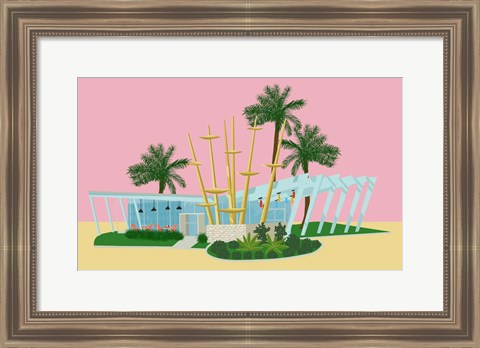 Framed 80&#39;s Style Print