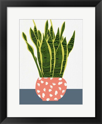 Framed Potted Plant Print