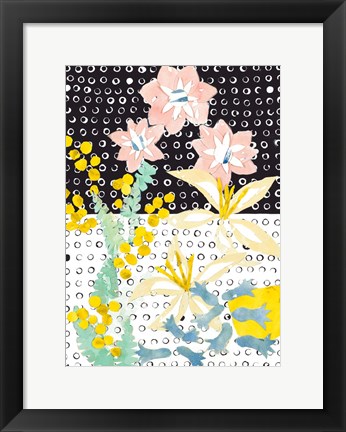 Framed Mother Daughter Floral Print