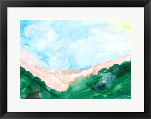 Framed Washed Landscape Print