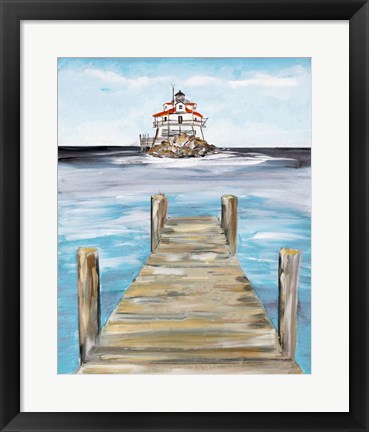 Framed Dock View Print