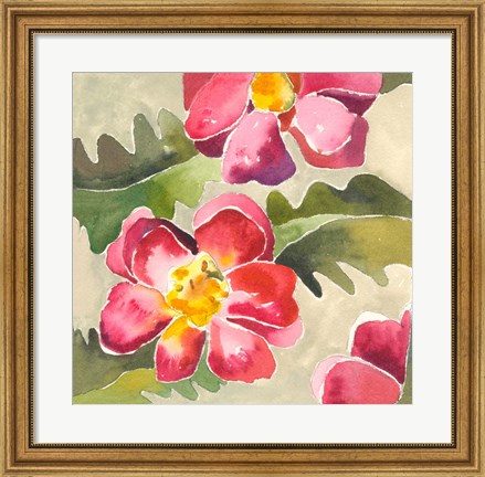 Framed Warm Blooms Print