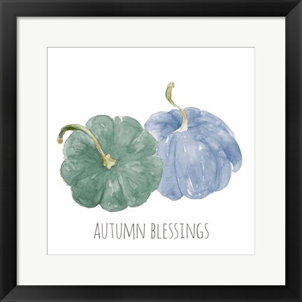 Framed Autumn Blessings Print