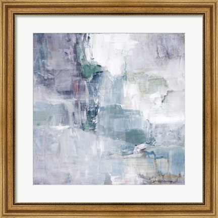 Framed Blue Scenario III Print