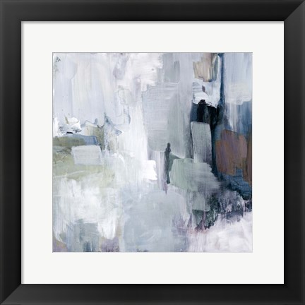 Framed Blue Scenario IV Print