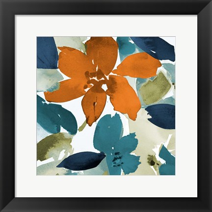 Framed Contemporary Blooms Print