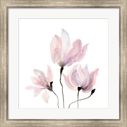 Framed Floral Sway IV Print