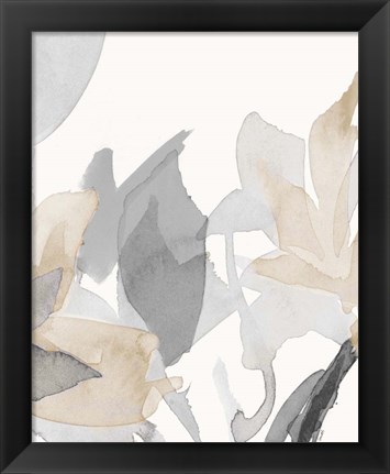 Framed Muted Delicate Floral II Print